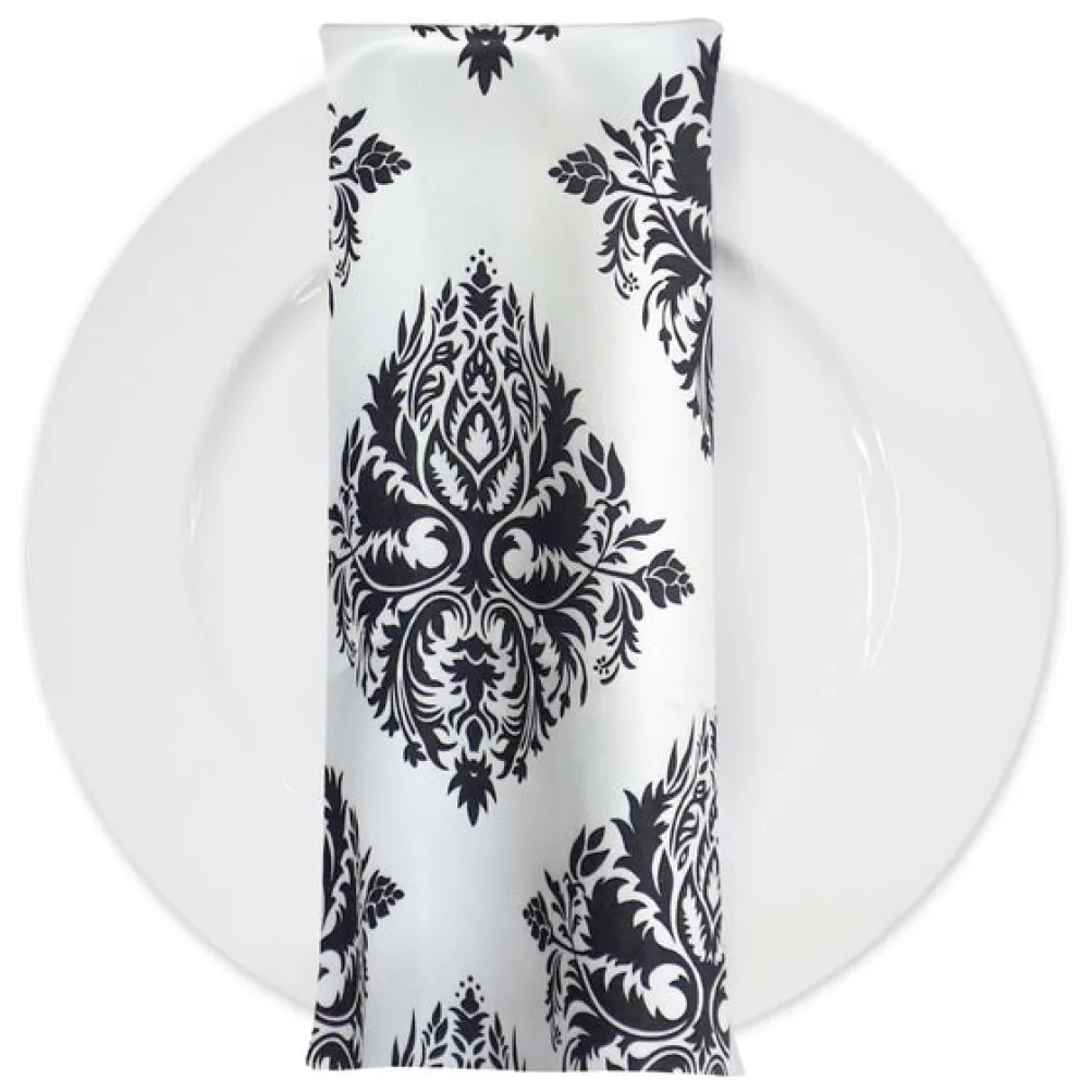 Lamour Print Table Napkin in Classic Damask