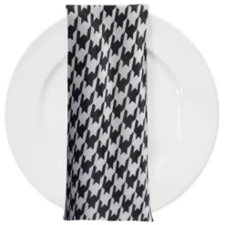 Lamour Print Table Napkin in Houndstooth