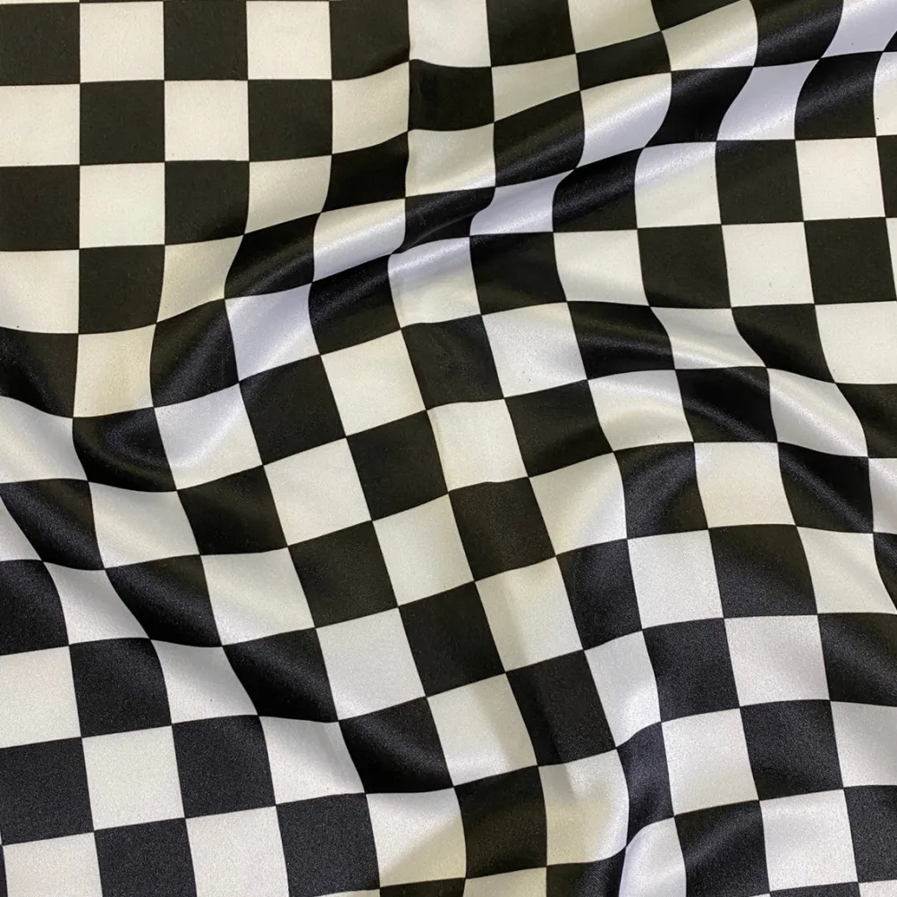Lamour Print Table Napkin in 1"x1" Checker