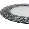 Lattice - Glass Charger Plate in Black (Item # 0386)