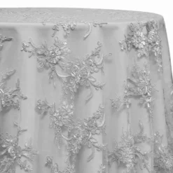 Laylani Lace Table Linen in White