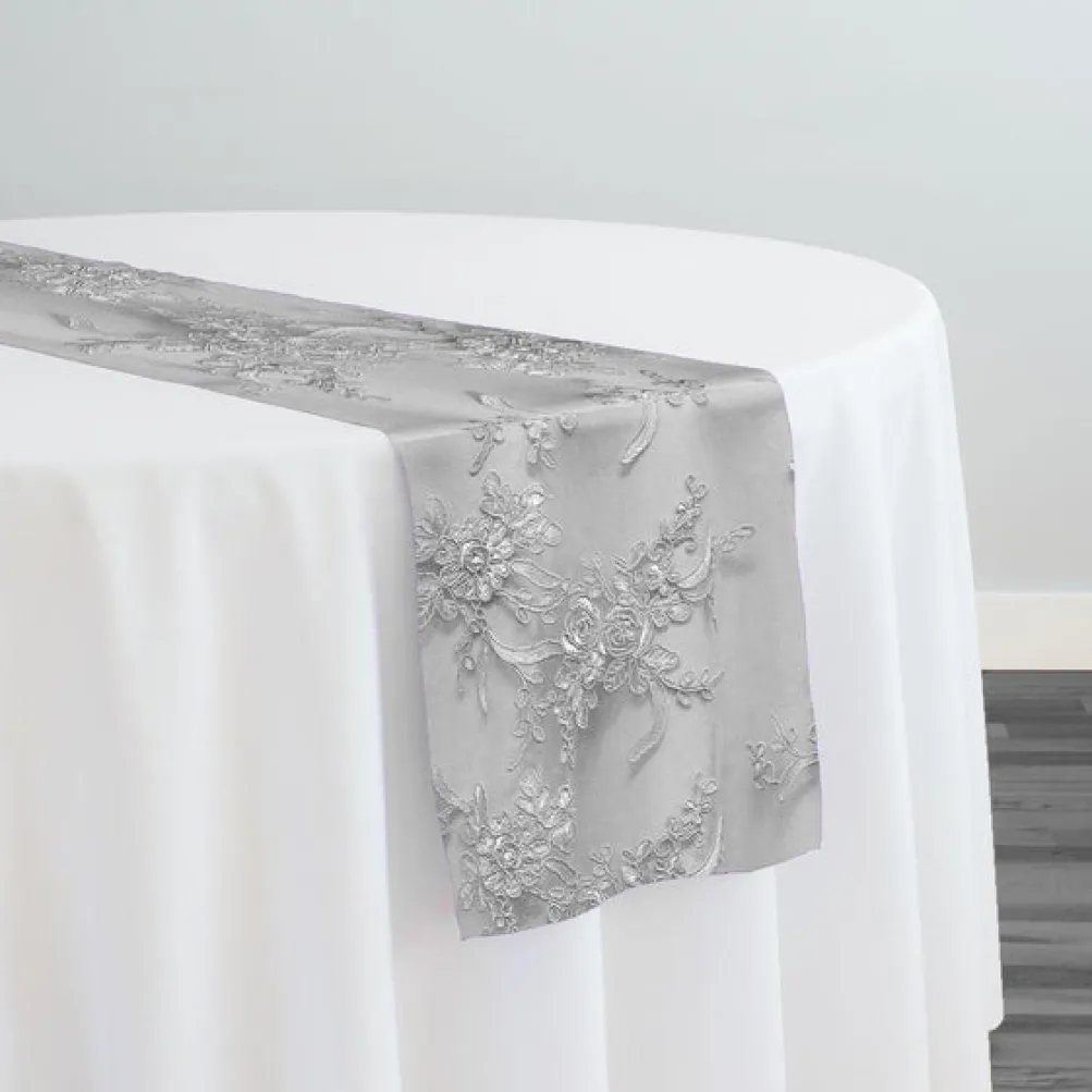Laylani Lace Table Runner in White