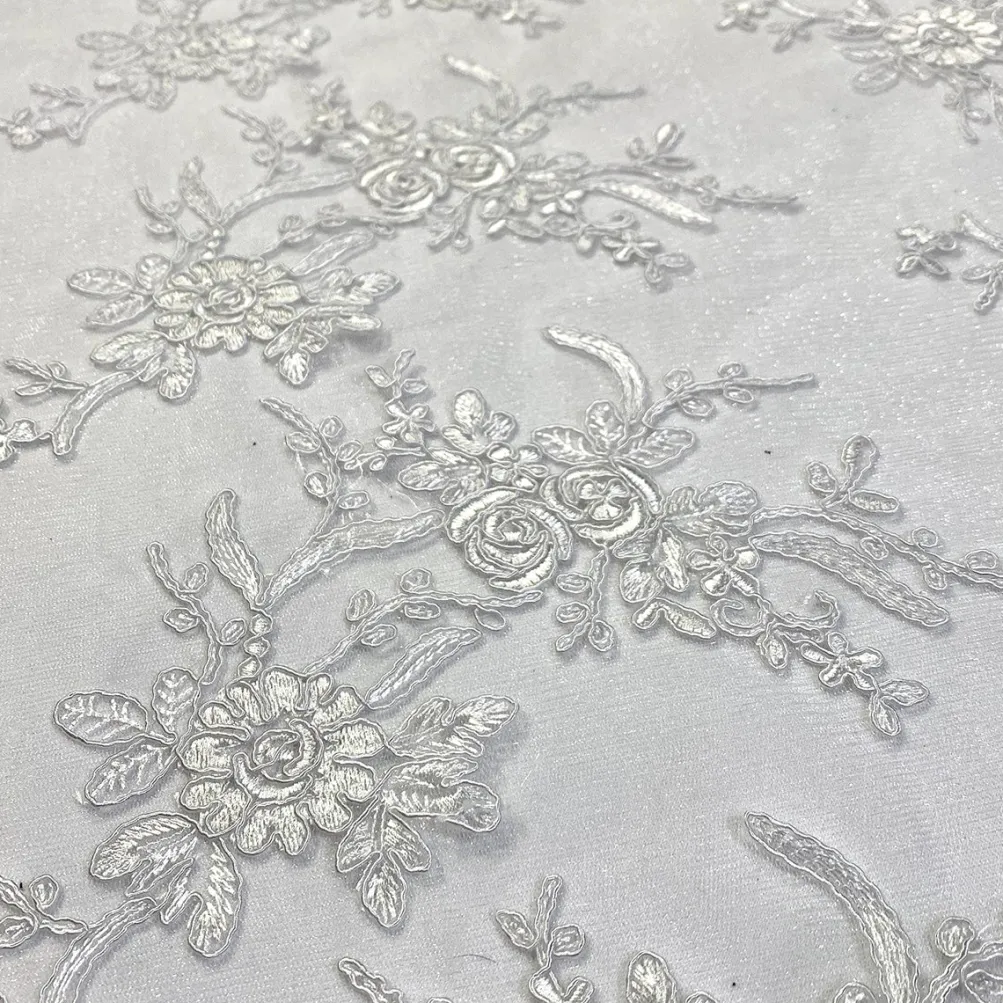 Laylani Lace Table Runner in White