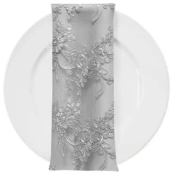 Laylani Lace (w/ Poly Lining) Table Napkin in White