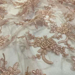 Laylani Lace (w/ Poly Lining) Table Napkin in Champagne