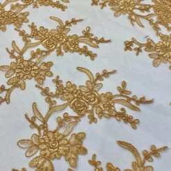 Laylani Lace (w/ Poly Lining) Table Napkin in Gold
