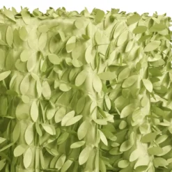 Leaf Hanging Taffeta Table Linen in Avocado