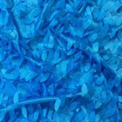 Leaf Hanging Taffeta Table Runner in Turquoise 112
