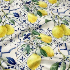 Lemon Cantina (Poly Print) Table Runner