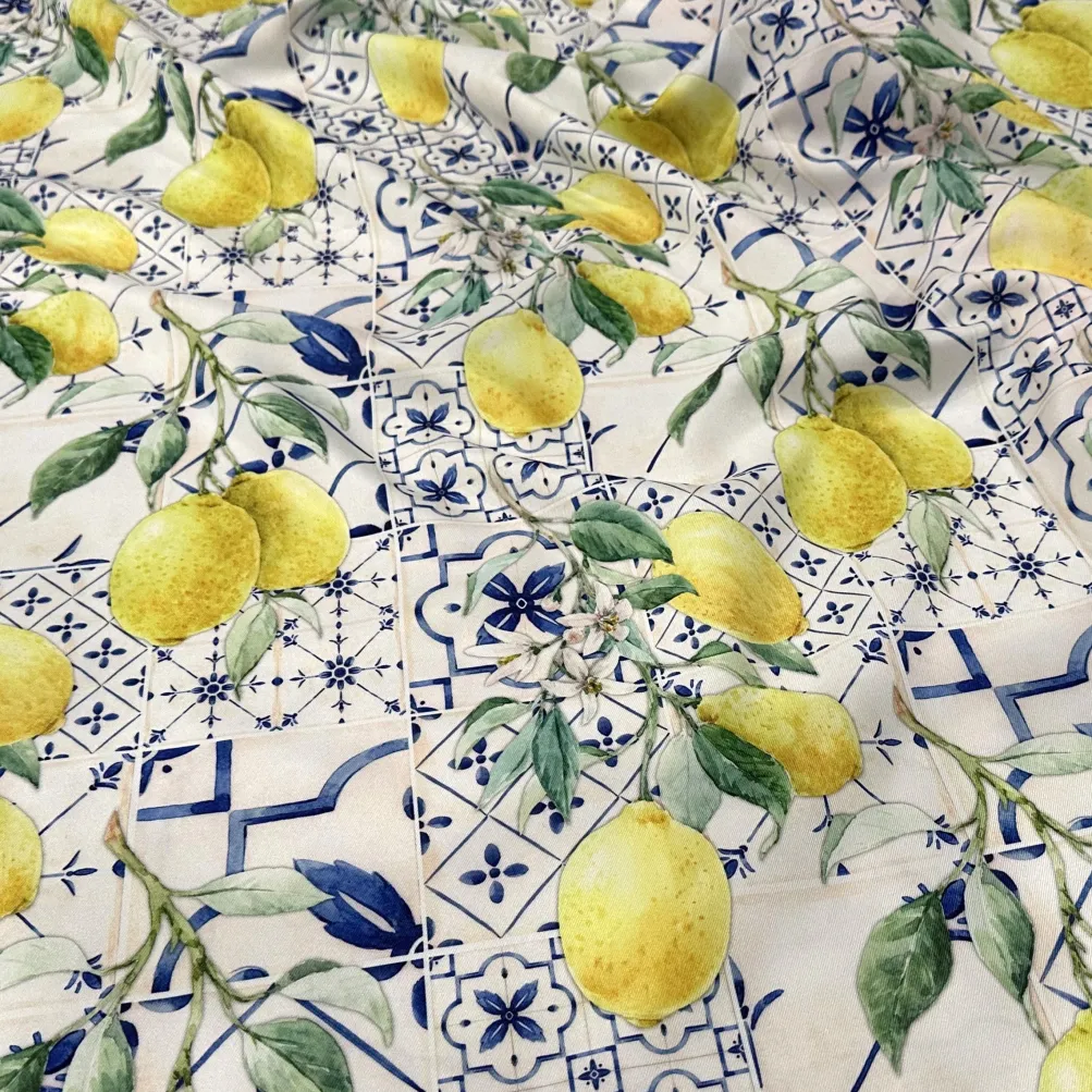 Lemon Cantina (Poly Print) Table Runner