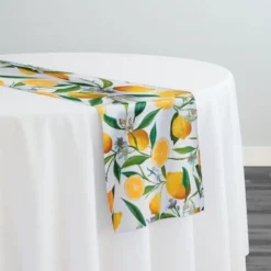 Lemon (Poly Print) Table Runner