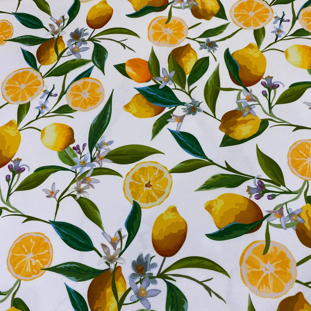 Lemon (Poly Print) Table Runner