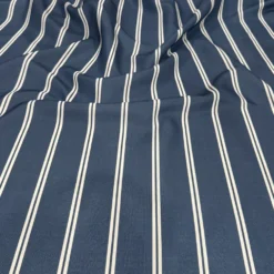 Lexington Stripe (Slub Print) Table Napkin in Navy