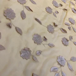 Lily Petal Table Linen in Gold
