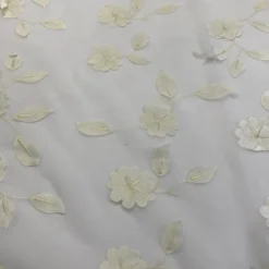 Lily Petal Table Linen in Ivory