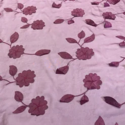 Lily Petal Table Linen in Plum
