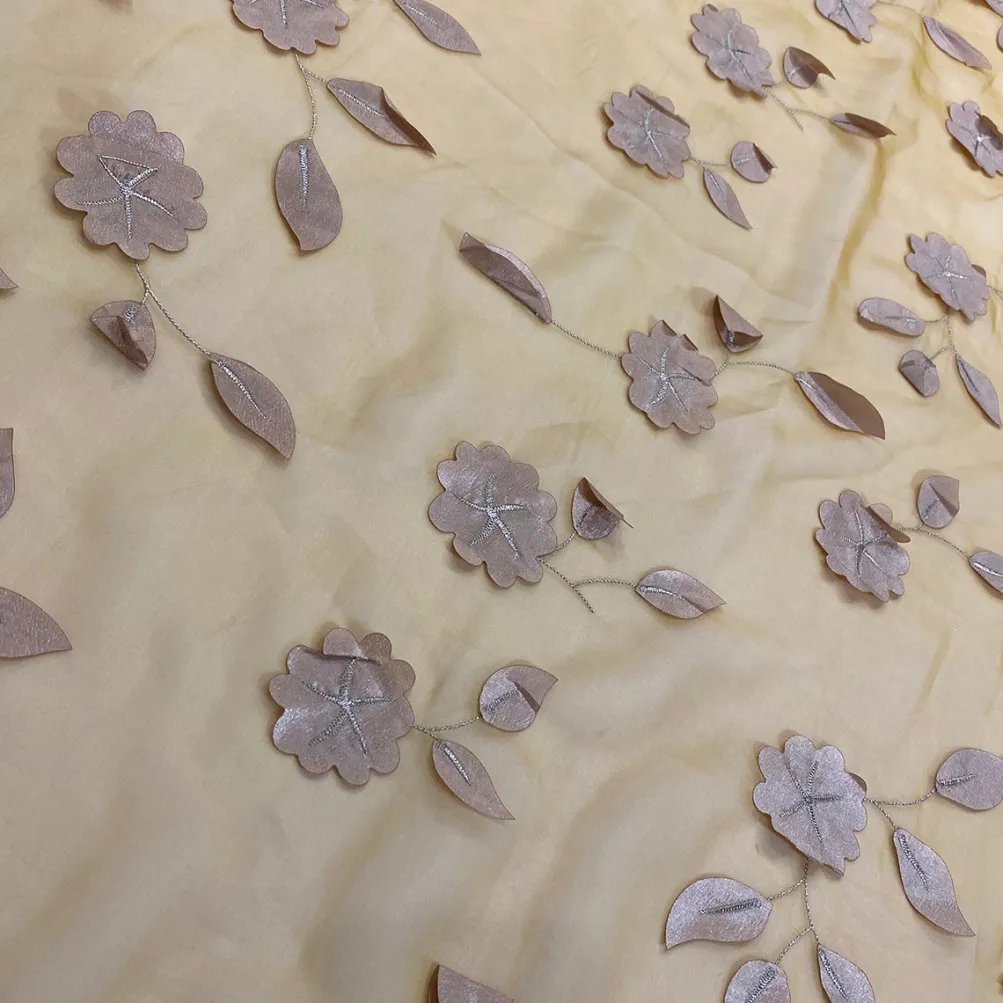 Lily Petal Table Runner in Gold