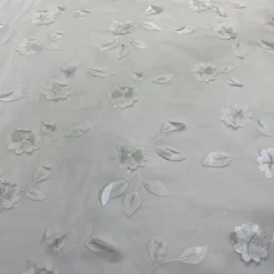 Lily Petal Table Runner in White