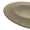 Linen - Glass Charger Plate in Champagne (Item # 0236)