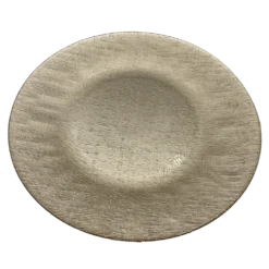 Linen - Glass Charger Plate in Champagne (Item # 0236)