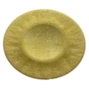 Linen - Glass Charger Plate in Gold (Item # 0236)