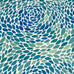 Locus Leaf (Poly Print) Table Linen in Blue