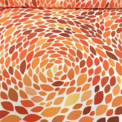 Locus Leaf (Poly Print) Table Napkin in Orange