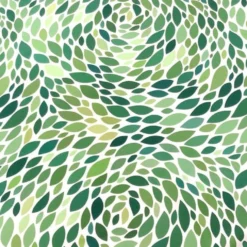 Locus Leaf (Poly Print) Table Runner in Green