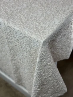 Lucia Jacquard Table Linen in Ivory