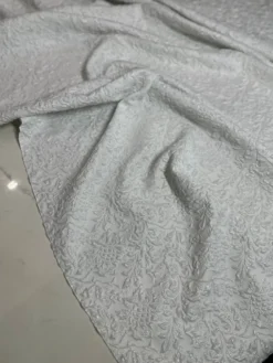 Lucia Jacquard Table Linen in White