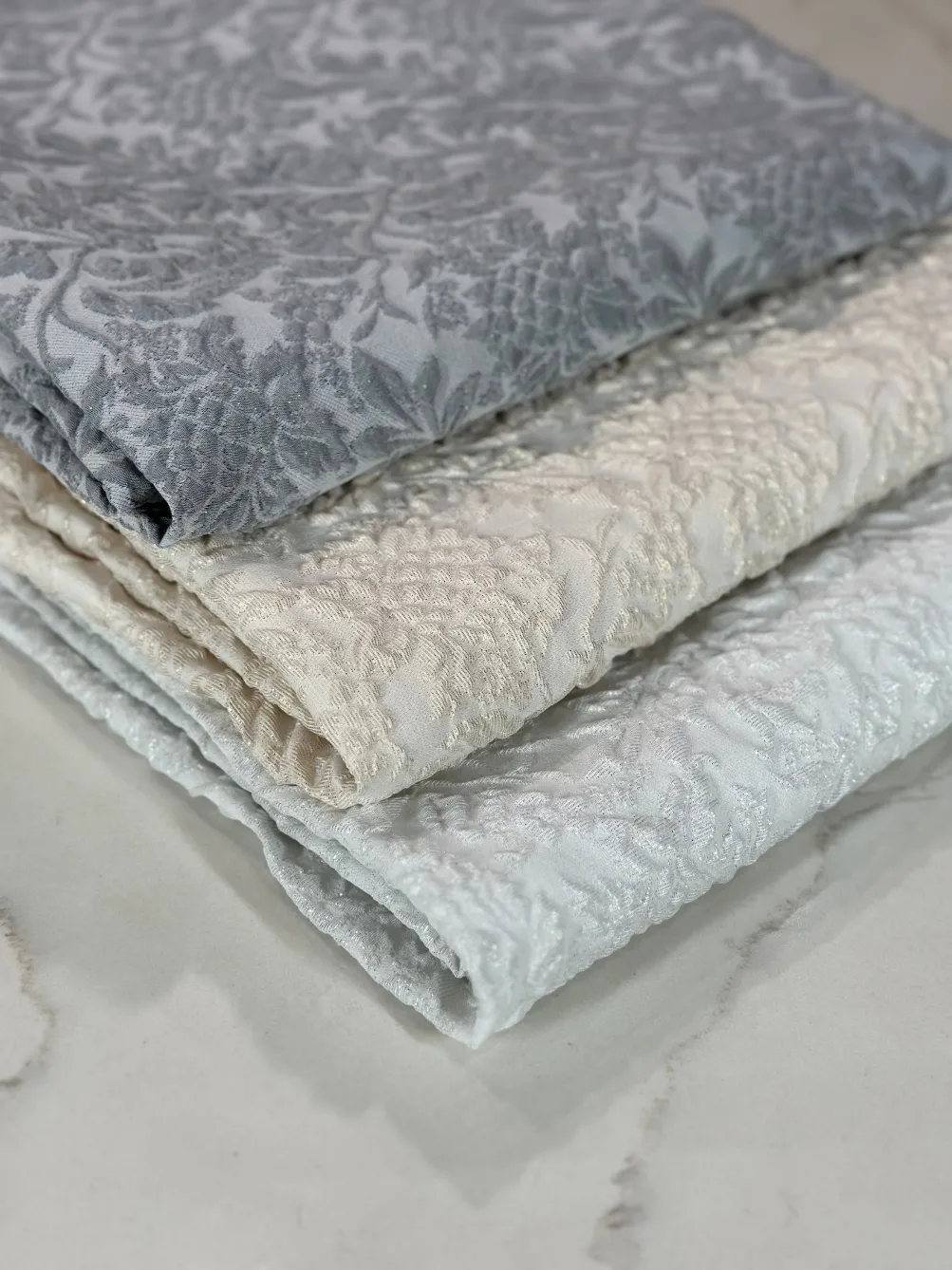 Lucia Jacquard Table Napkin in Ivory