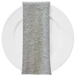 Lucia Jacquard Table Napkin in Ivory