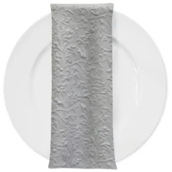Lucia Jacquard Table Napkin in White
