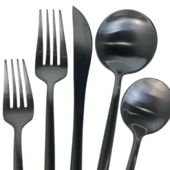 Luna Klasik Flatware/Cutlery in Black