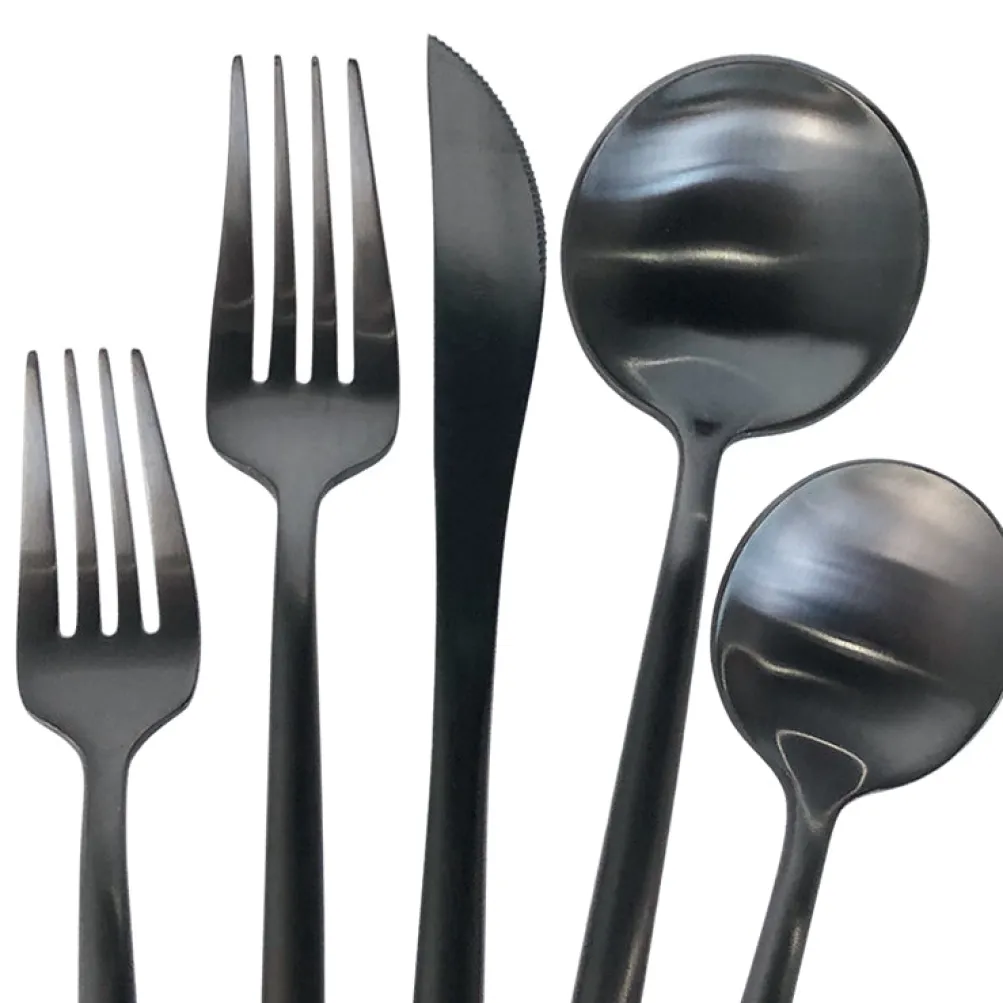 Luna Klasik Flatware/Cutlery in Black