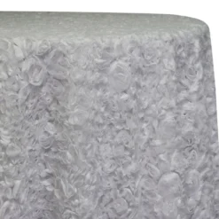 Lush Chiffon Table Linen in White