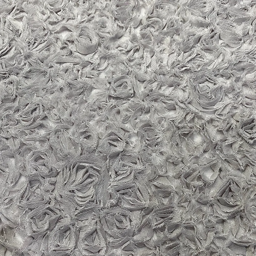 Lush Chiffon (w/ Poly Lining) Table Napkin in Silver