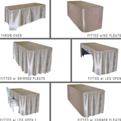 Lush Velvet Banquet Fitted Tablecloths - Hospitality Line