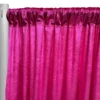 Lush Velvet Drapery Panel in Fuchsia