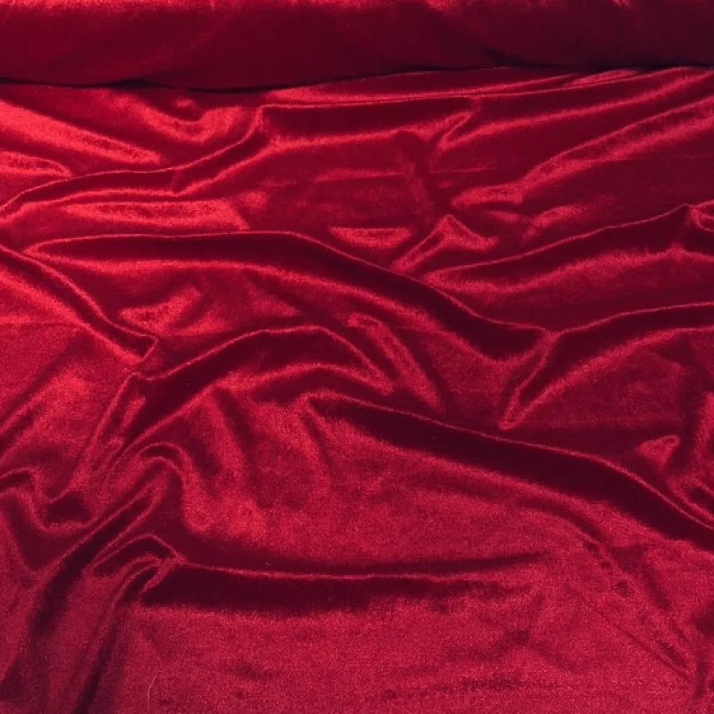Lush Velvet Drapery Panel in Wine