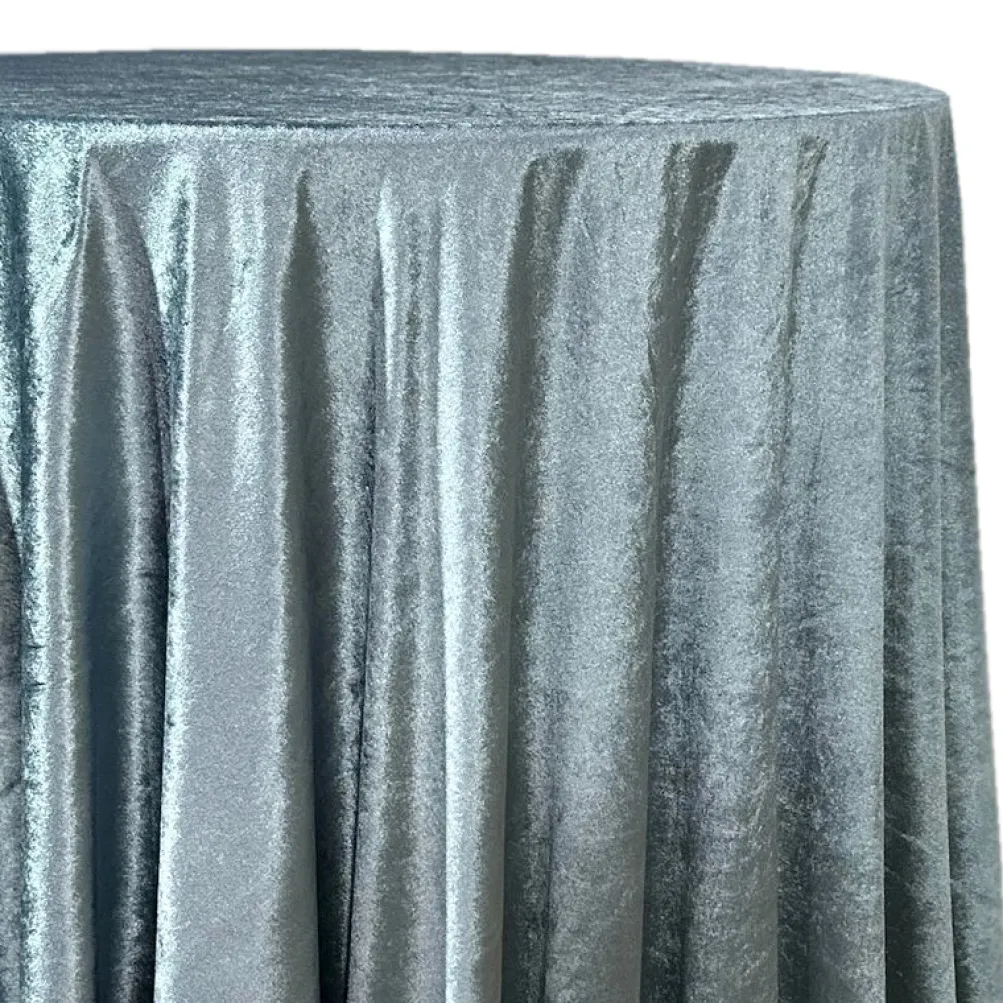 Lush Velvet Table Linen in Copen Perry