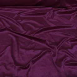 Lush Velvet Table Linen in Eggplant