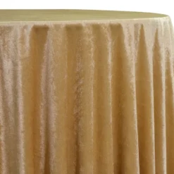 Lush Velvet Table Linen in Gold