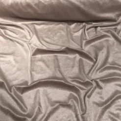Lush Velvet Table Linen in Taupe