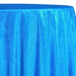 Lush Velvet Table Linen in Turquoise