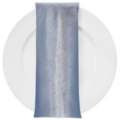 Lush Velvet Table Napkin in Baby Blue