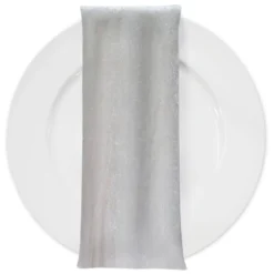Lush Velvet Table Napkin in Ivory