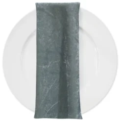 Lush Velvet Table Napkin in Seafoam