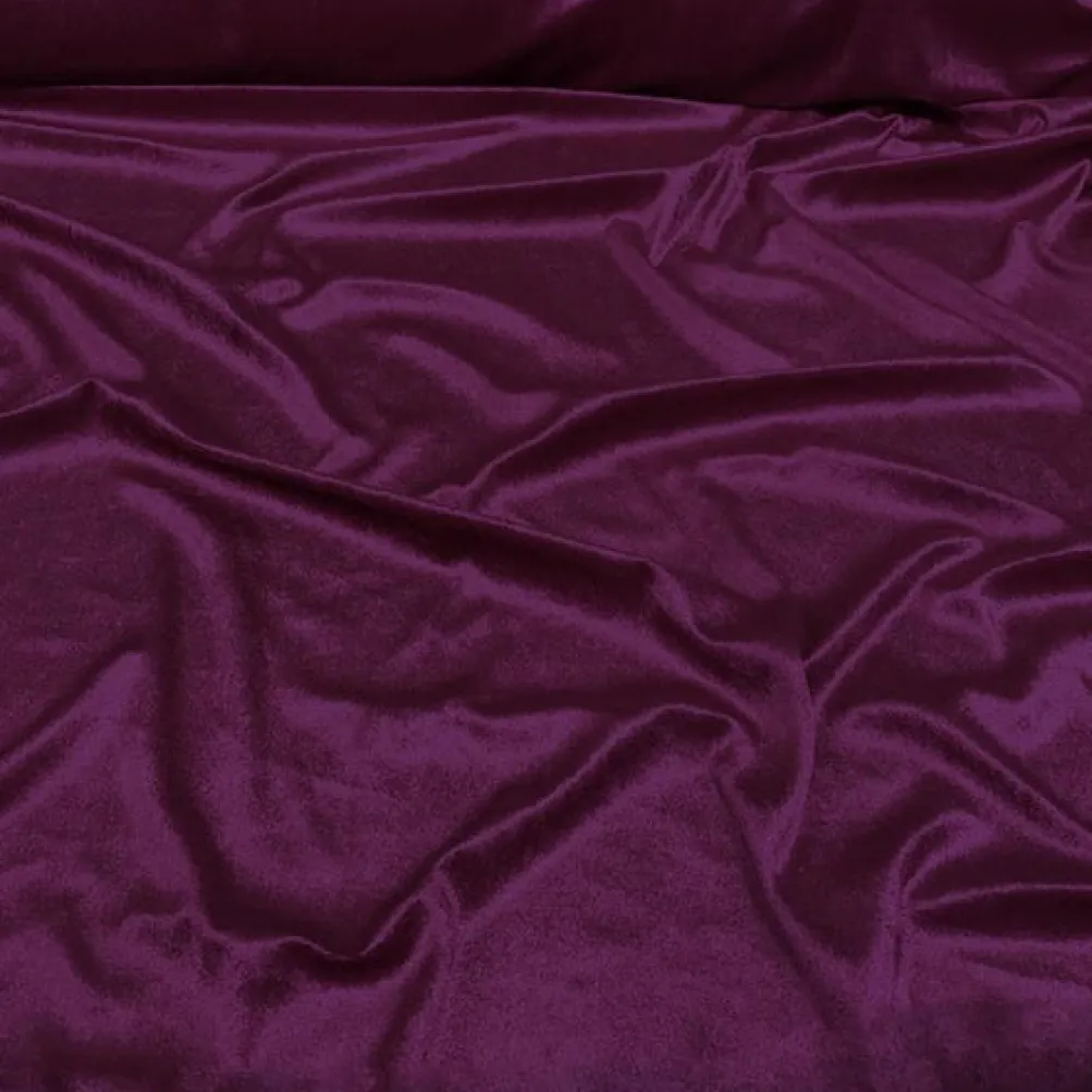 Lush Velvet Table Runner in Eggplant