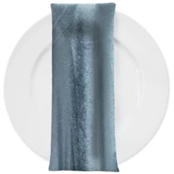 Luxury Plush Velvet Napkin in Copen Perry